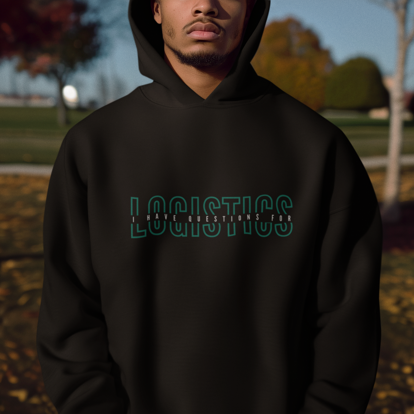 I HAVE QUESTIONS FOR LOGISTICS UNISEX HOODIE